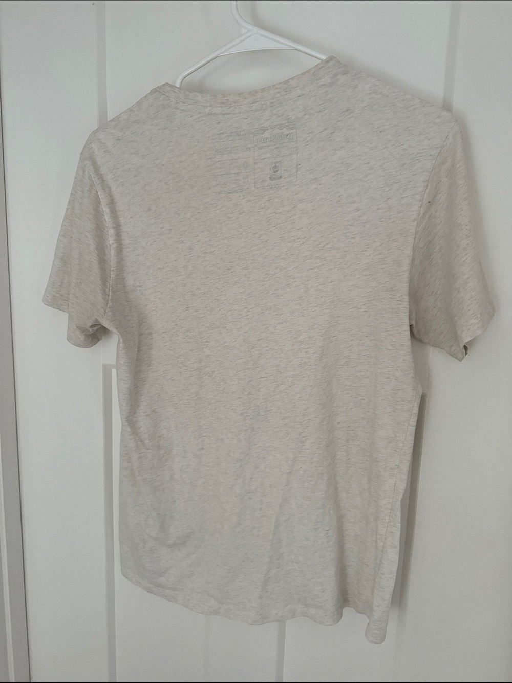 Women's XS Beige Regenerative Organic Certified® Cotton Tee Shirt - Picture 4 of 14